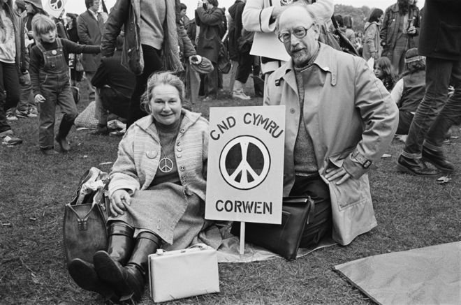 احتجاجات في عام 1981 لمناهضة استخدام السلاح النووي