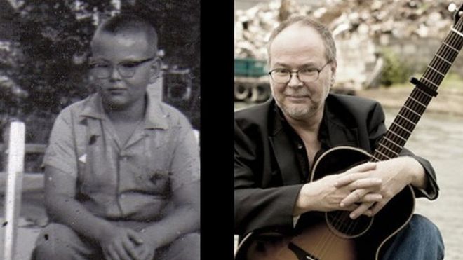 Walter Becker as a boy and as a man