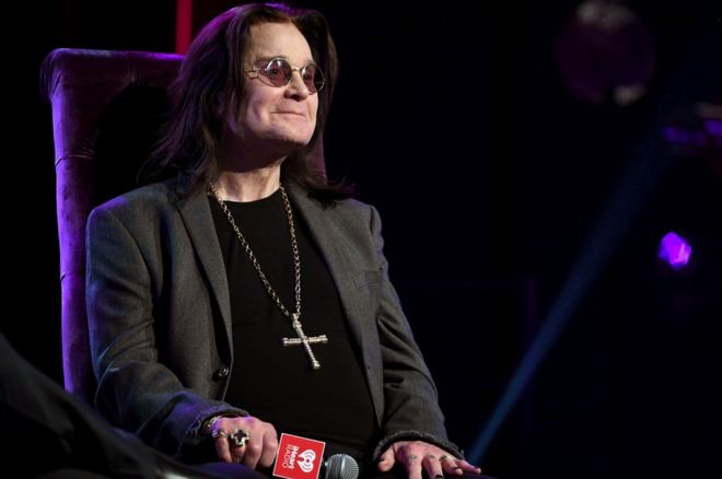 Ozzy Osbourne speaks onstage at iHeartRadio ICONS