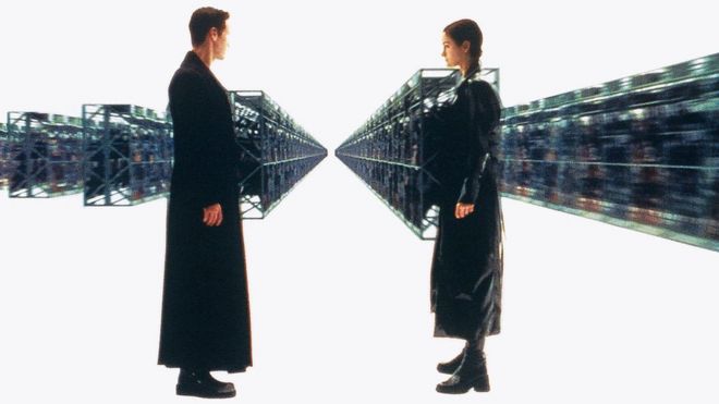 Escena de "The Matrix"
