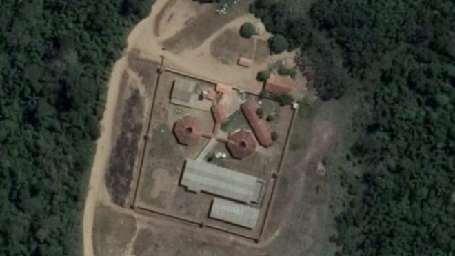 Imagem aérea do Centro de Recuperação Regional de Altamira
