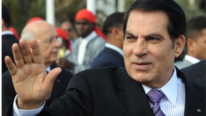Бывший президент Туниса Бен Али