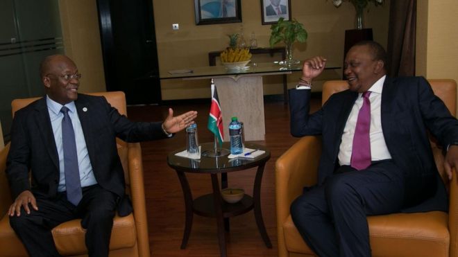 Magufuli na Kenyatta
