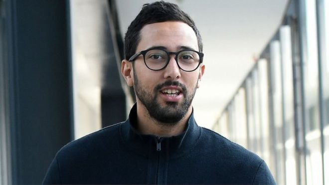 Valtònyc arrives to hear the verdict on his extradition to Spain in Ghent, Belgium, 17 September 2018