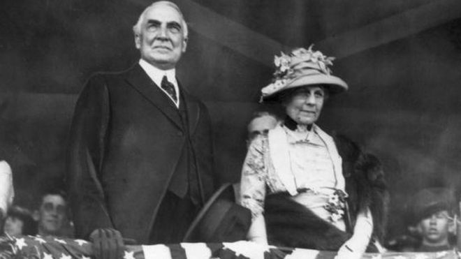 Former US President Warren G Harding