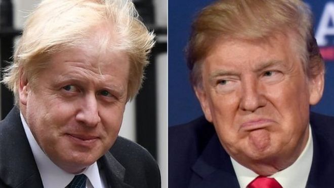 Ngoại trưởng Anh Johnson đến Washington để thuyết phục Tổng thống Trump duy trì hiệp ước