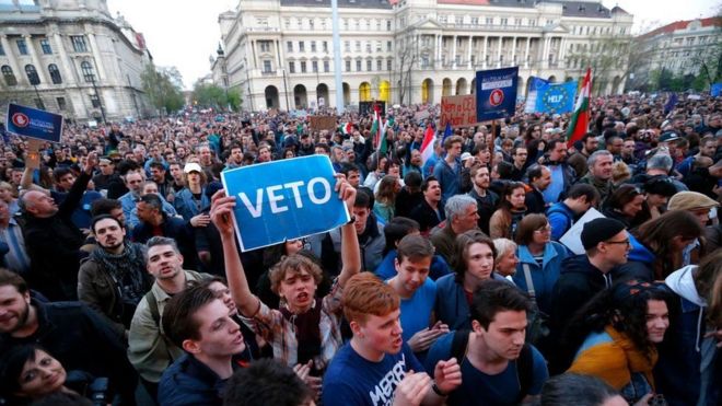 будапешт, протест проти закриття університету