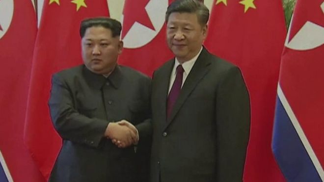 Kim Jong-un gặp Tập Cận Bình tại Bắc Kinh