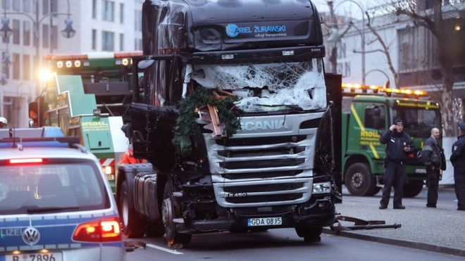 شاحنة استخدمت للهجوم في برلين