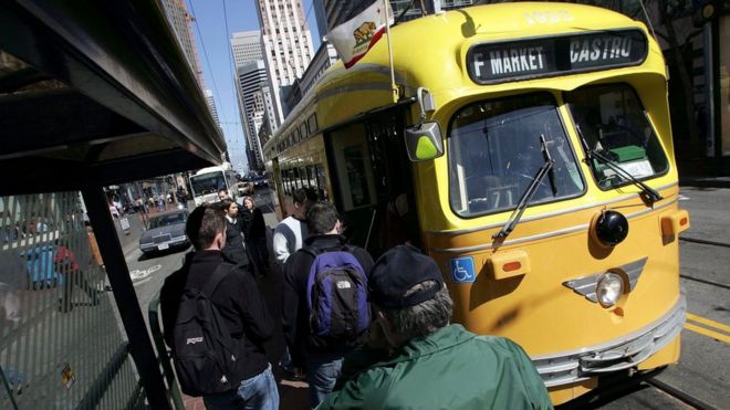 Местная транспортная система Сан-Франциско была нацелена на выходные