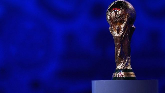 El trofeo que todos desean: la Copa del Mundo de Fútbol Rusia 2018.