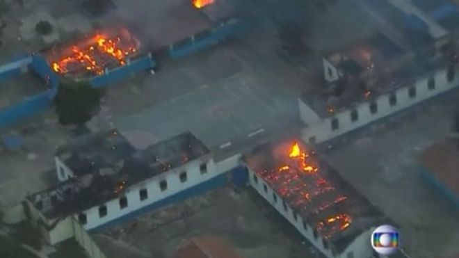 Пожар в бразильской тюрьме