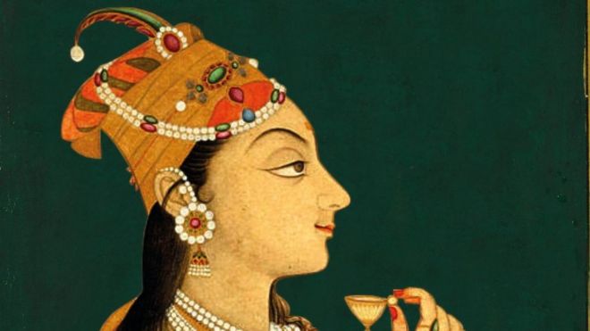 A portrait of Nur Jahan