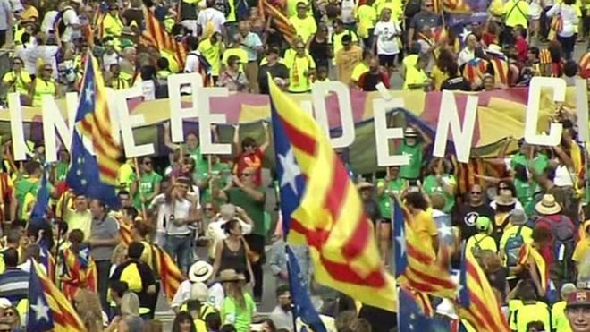 Raia wa Catalonia walipiga kura ya kujitenga na Uhispania