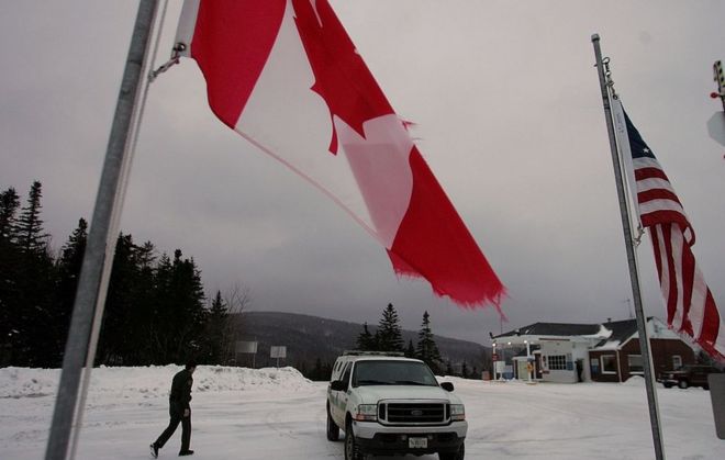 US/Canada border