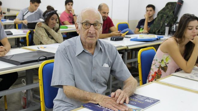 Carlos Augusto Manço em aula