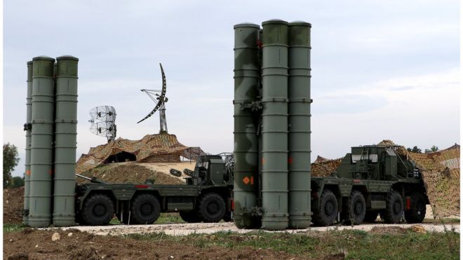 Russian S-400 air defence system in Syria