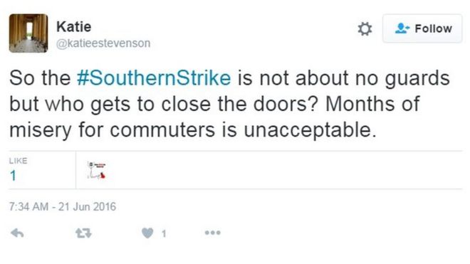 #SouthernStrike твит