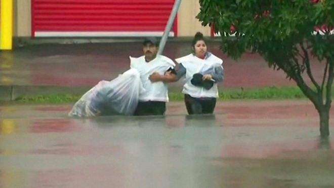 Inundaciones en Houston