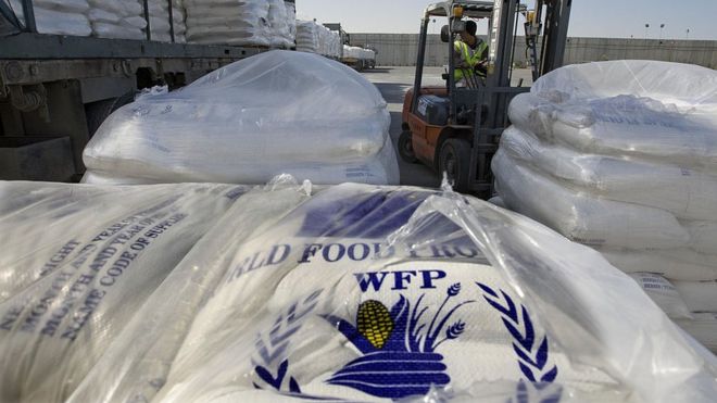 Гуманитарная помощь от Мировой продовольственной программы