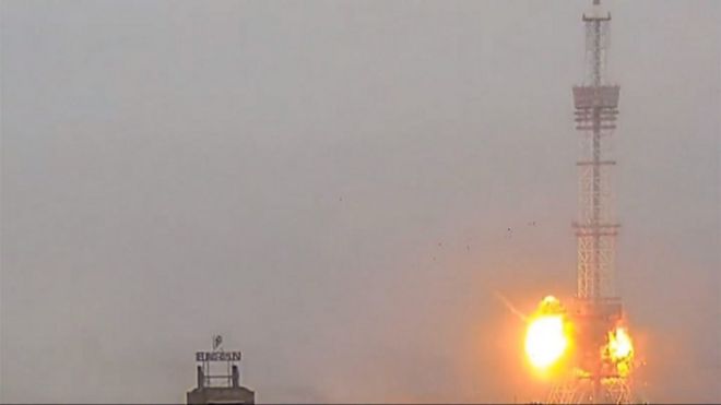 A hit on the Kyiv Television Tower