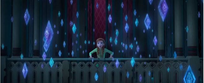 Кадр из трейлера Frozen 2