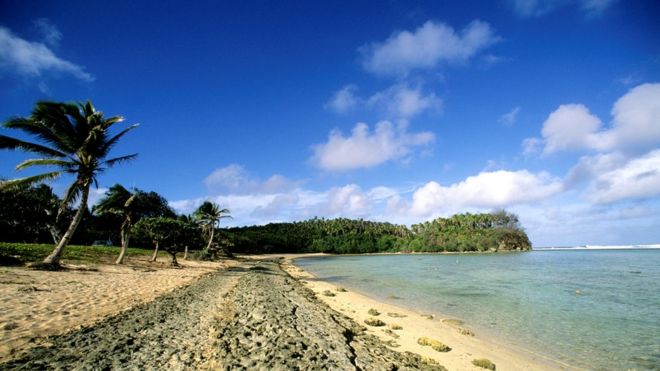 Пляж в Тонга