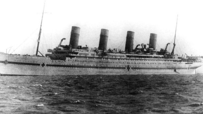 El naufragio del Britannic pasó casi sin pena sin gloria en tiempos de guerra.