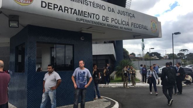 Sede da PF em Curitiba