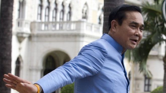 Премьер-министр Таиланда Прают Чаноча 9 сентября 2014 года