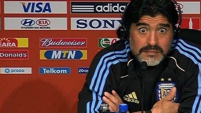 Maradona anyimwa visa ya kuingia Marekani kwa kumtusi Trump