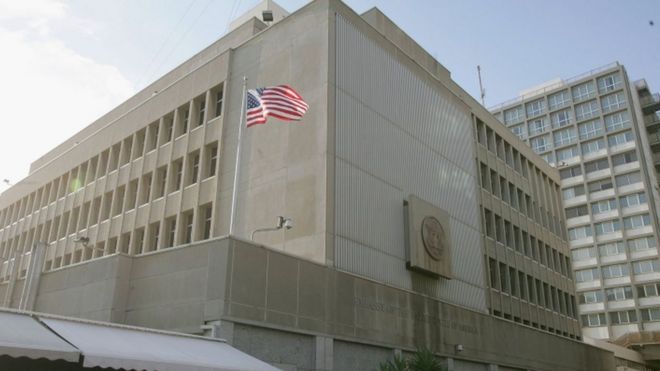 السفارة الأمريكية في تل أبيب