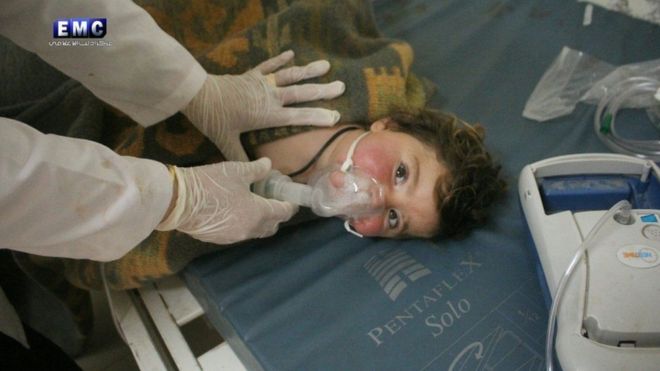 Athari ya mashambulizi ya kemikali katika mji wa Khan Sheikhoun nchini Syria