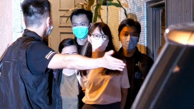 Агнес Чоу была арестована ранее на этой неделе