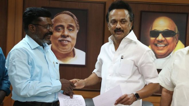 திருமாவளவன் -மு.க. ஸ்டாலின்