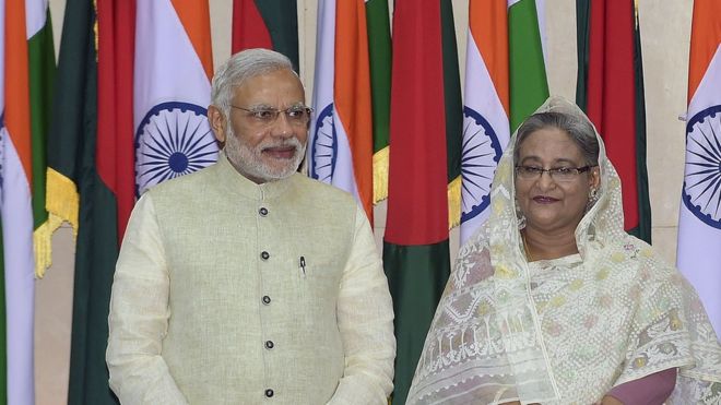 Индия и Бангладеш подписали знаменательное соглашение о границе в 2015 году
