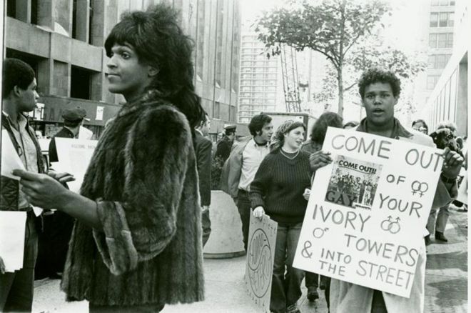 Марша П. Джонсон в 1970 году