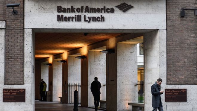 Банк Америки Merrill Lynch, офис в Лондоне