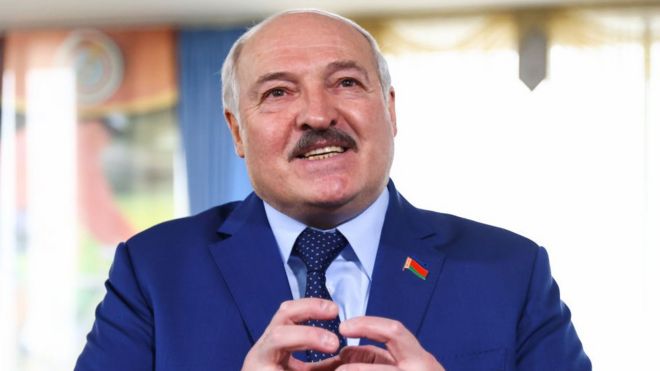 Alexander Lukashenko, este domingo 27 de febrero.