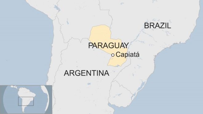 Карта Парагвая