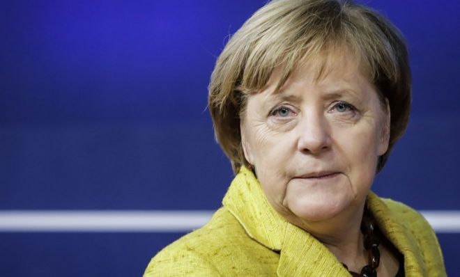 Germany's Chancellor Angela Merkel pictured in Brussels on December 14, 2017.