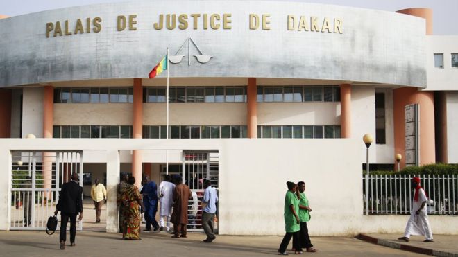 Le palais de justice de Dakar