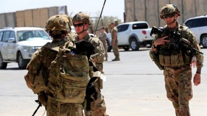 القوات الأمريكية في العراق.