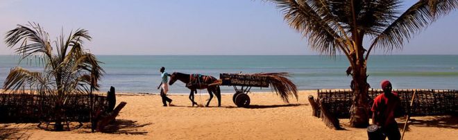 Пляж в Сенегале