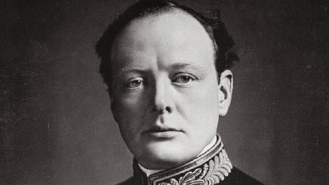 Фотография Уинстона Черчилля в роли Первого лорда Адмиралтейства, сделанная в 1914 году