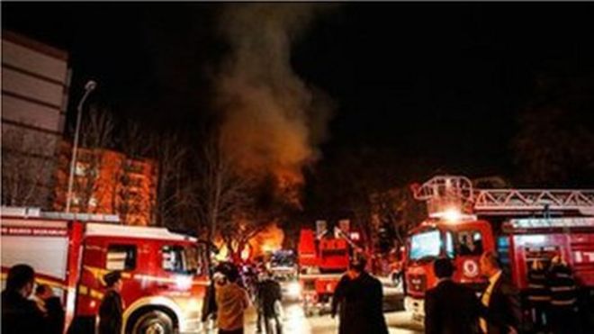 Ankara Merasim Sokak'ta patlama