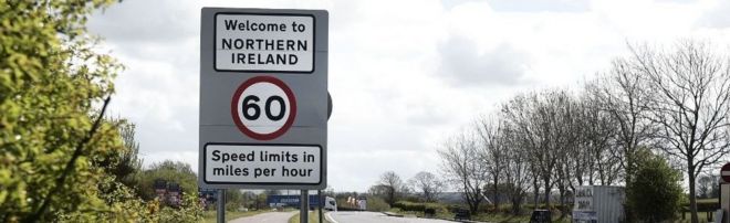 Добро пожаловать в знак Северной Ирландии