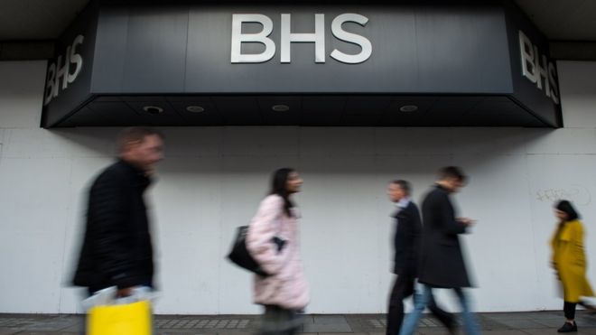 Closed BHS store