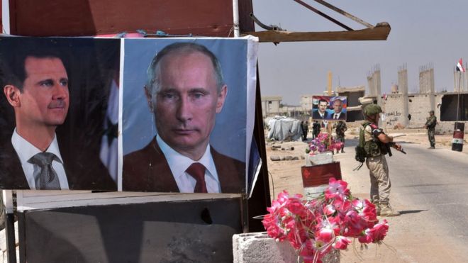 Асад и Путин сирия