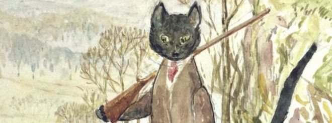 Иллюстрация Беатрикс Поттер для Kitty-in-Boots